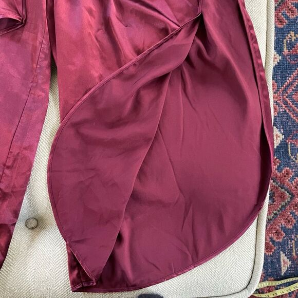 BB Dakota Women's Satin 2-Piece Short Sleeve & Pant Lounge Set M - Picture 3 of 11